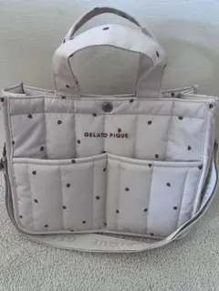 ジェラートピケ犬お散歩バッグ