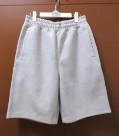 ユニクロC　スウェットワイドショーツ　グレイ　M