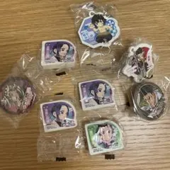 鬼滅の刃 アクリルキーホルダー と消しゴム、缶バッチのセット