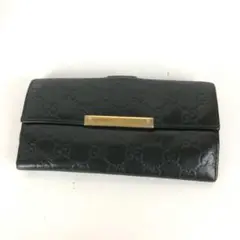 GUCCI グッチ グッチシマ 長財布 ブラック レディース ブランド