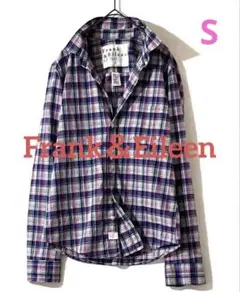 Frank＆Eileen BARRY チェック スキッパーシャツ S