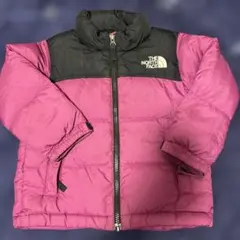 THE NORTH FACE ダウンコート ピンク/ブラック 100cm