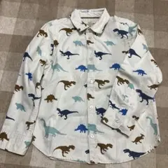 H&M 恐竜柄 長袖シャツ　120