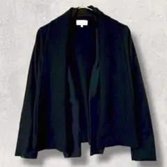 トラサルディ⭐︎TRUSSARDI ⭐︎カーディガン⭐︎ウール100% ⭐︎薄手⭐︎黒⭐︎Mのサムネイル