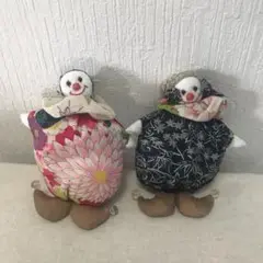 ハンドメイド　和小物　ピエロ　2セットB