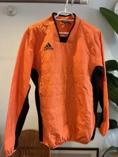 adidas オレンジ 長袖 ピステ