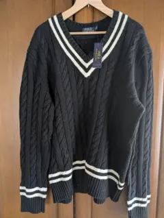 Polo Ralph Lauren コットンセーター XL ブラック