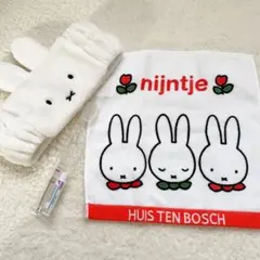 ハウステンボス限定　ミッフィーハンカチ＆歯ブラシ＆ヘアバンドセット