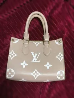 トートバッグ ベージュ モノグラム ショルダーバッグ