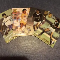 ！レア！　Jリーグカード 4枚セット　ヴェルディ　ラモス　サッカー
