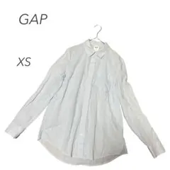 ギャップ⭐︎長袖シャツ【XS】 水色 薄手 シンプルお洒落