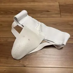 空手 金的サポーター ホワイトメッシュ防具 Lサイズ