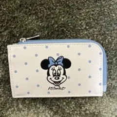 ミニーマウス コインケース 水玉