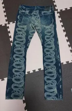 HYSTERIC GLAMOUR スネーク柄 デニムパンツのサムネイル