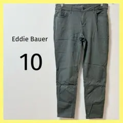 9 Eddie Bauer グリーン カジュアルパンツ 10 ズボン 緑 古着
