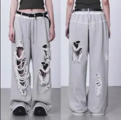 Treemingbird ホワイト ダメージ加工 ワイドパンツ 2026年最新】treemingbirdの人気アイテム - メルカリ