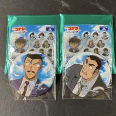 名探偵コナン ハイウェイの堕天使 トレーディング缶ミラー 毛利小五郎　横溝重悟