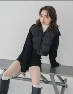 新品未使用　DIANTE ニットドッキングダウン　ホワイト 2025年最新】diante ニットドッキングダウンの人気アイテム