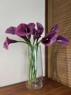IKEA ベレークナ花瓶　造花 カラー パープルのサムネイル