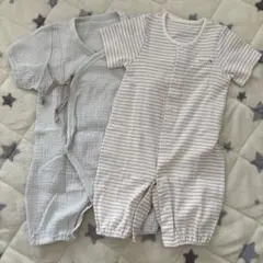 ✨ほぼ新品✨半袖ツーウェイオールとカバーオールのセット