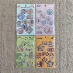 セリア ディズニー ウォーターシール4点セット