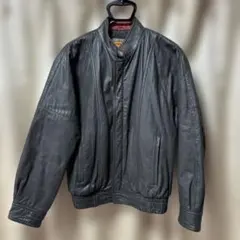 希少2L 羊革 】インターメッツォ レザー ジャケット ダブルジップ 
