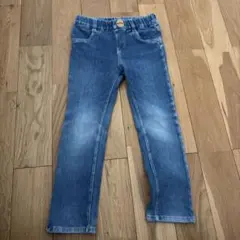 デニムブルー ストレートパンツ 100cm