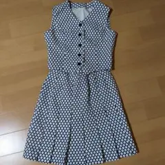 セットアップ　ツーピース　ベストスカート　ハンドメイド