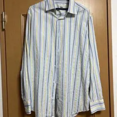 BANANA REPUBLIC ストライプ長袖シャツ M