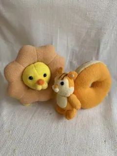 2009年当時品ポンデライオン ハニーシッポ　ぬいぐるみセット