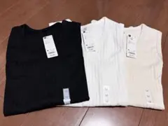 【完売品】GU リブタンクトップ　Mサイズ3色セット