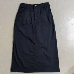 黒　タイトスカート ひざ丈　ナロースカート　Honeys　ハニーズ