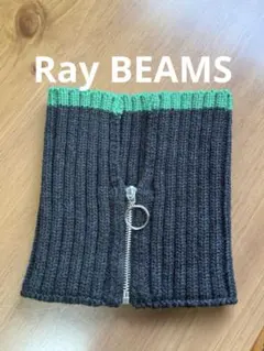 Ray BEAMS ジッパー付ネックウォーマー