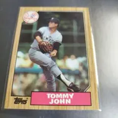 MLB 1987 トップス トミージョン　ニューヨークヤンキース　236