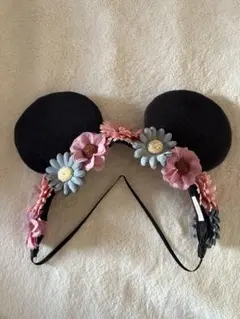 ディズニーリゾート　カチューシャ　ヘアバンド　花　フラワー
