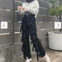 メリージェニー　リボンデニムパンツのサムネイル