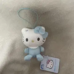 サンリオキャラクターズ　パステルベビーマスコット　ハローキティ 水色
