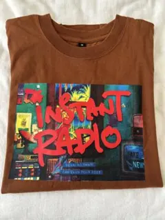 INSTANT RADIO Tシャツ Mサイズ ブラウン