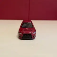 三菱 ランサエボリューション赤 ミニカー スポーツカー
