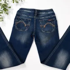 Silver JEANS デニムパンツ 24 レディース ダメージ加工 ブルーのサムネイル
