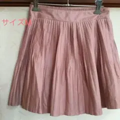 INGNI フェイクレザーの可愛いスカート モカピンク　サイズMのサムネイル