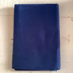 冬物 表起毛コットン 無地 ネイビー 110x135cm