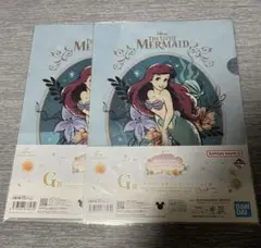 一番くじ　ディズニープリンセス　G賞　ステーショナリーアソート　アリエル　2点