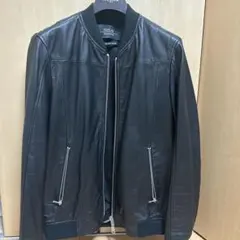 REPLAY ブラックレザージャケット 美品のサムネイル