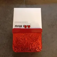 【新品未使用・箱付】miumiu ミュウミュウ ノベルティ ポーチ グリッターのサムネイル