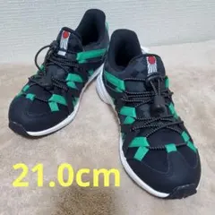 瞬足 シュンソク キッズ スニーカー【鬼滅の刃】竈門炭治郎 軽量　21.0cm