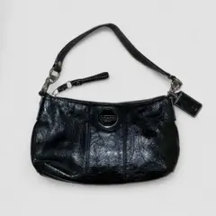 00s archive coach enamel hand bag y2k