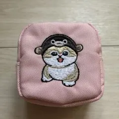 モフサンド　カラビナつき刺繍スクエアミニポーチ（プライズ景品）　mofusand
