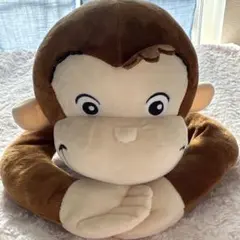【新品未使用】おさるのジョージ 寝そべり ぬいぐるみ 50cm