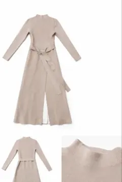 ジルスチュアート　ニットロングワンピース